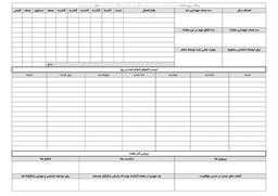 جدول برنامه ریزی هدفگذاری هفتگی و روزانه