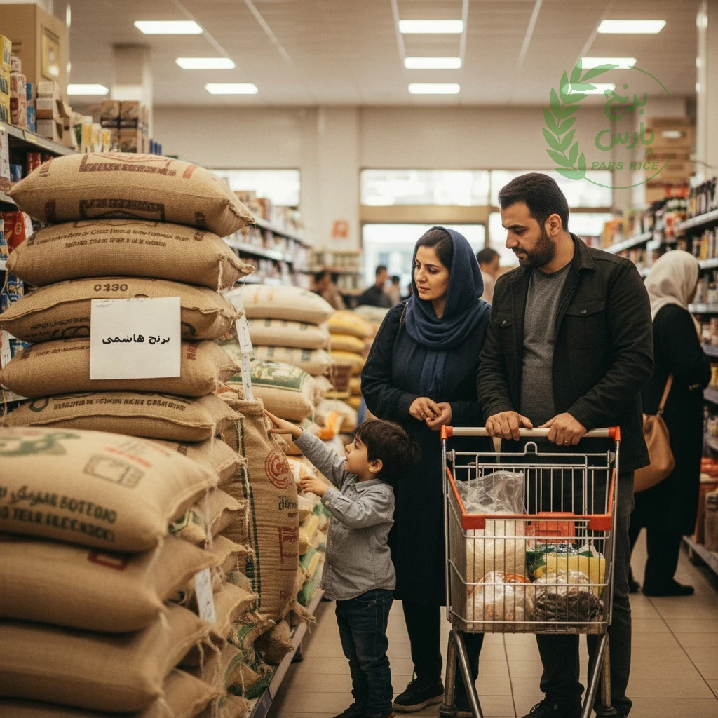 خرید برنج با مدیریت بودجه خانوادگی