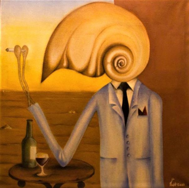 نقاشی اثر سید مهدی کامیاب