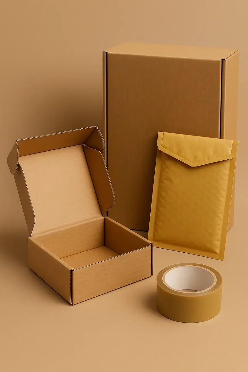 جعبه و پاکت پستی فروشگاه بی‌بسته برای بسته‌بندی حرفه‌ای فروشگاه‌های آنلاین

