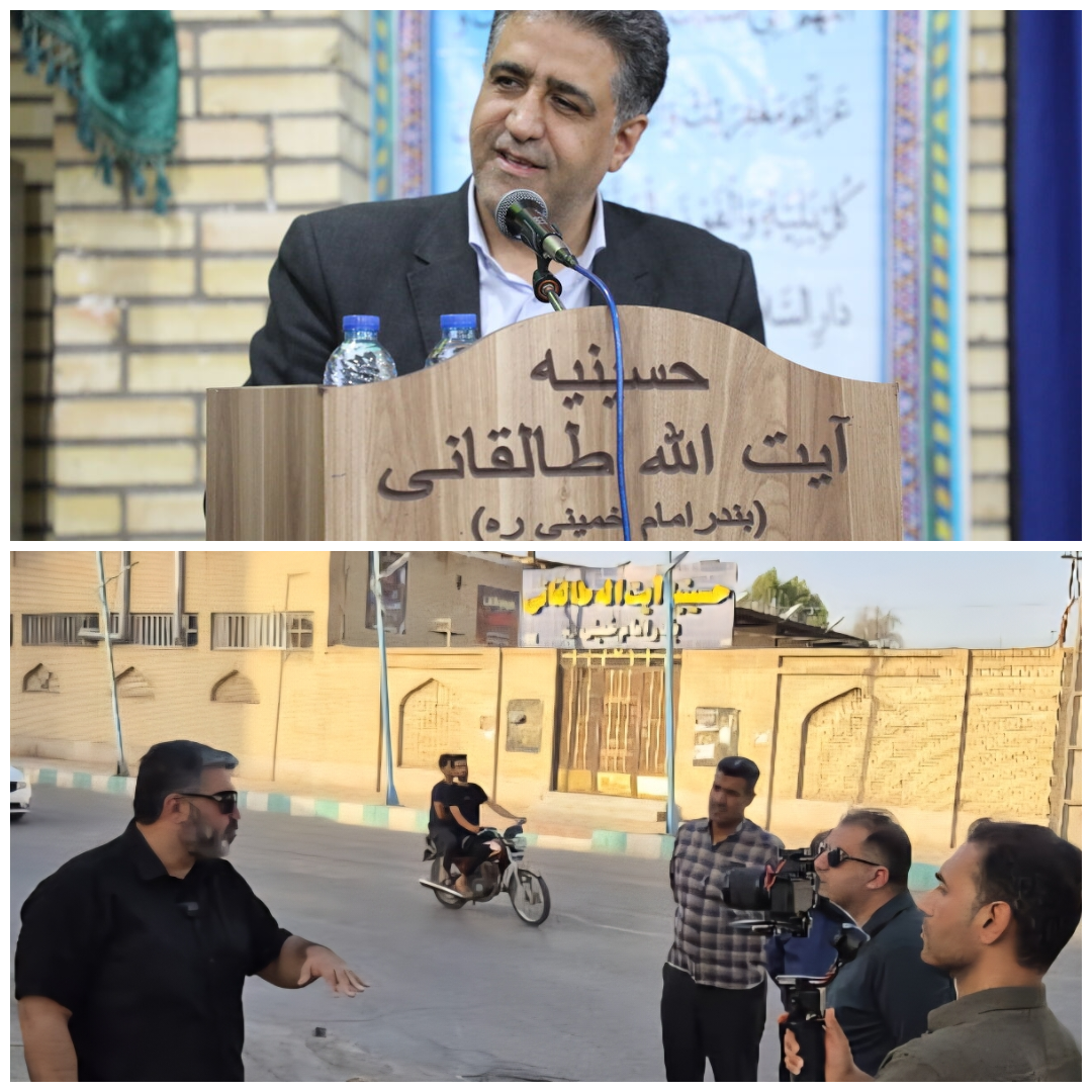 تصویر بالا دکتر عمادی مدیرکل راه و شهرسازی خوزستان، تصویر پایین سامان پاکرائی در حال ارائه توضیحات به روابط عمومی اداره کل