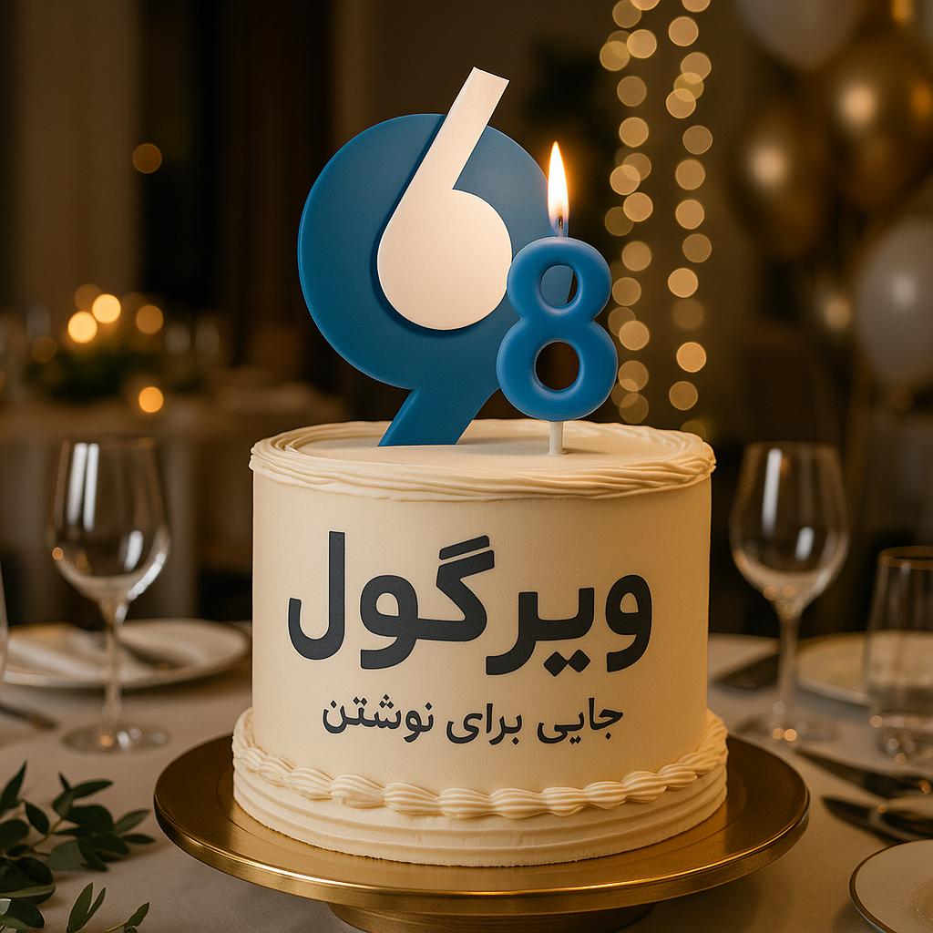 تولد 8 سالگی ویرگول، جوایز ویرگول و منو آنلاین لوتوس تا 100% تخفیف