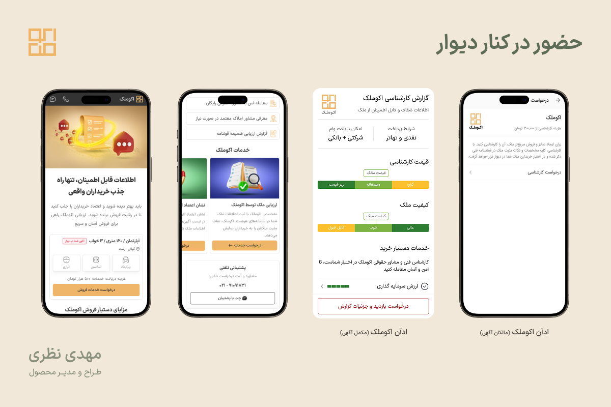 حضور در کنار دیوار