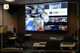 استفاده از ویدئو وال در مراکز تماس و اعزام نیرو دپارتمان پلیس