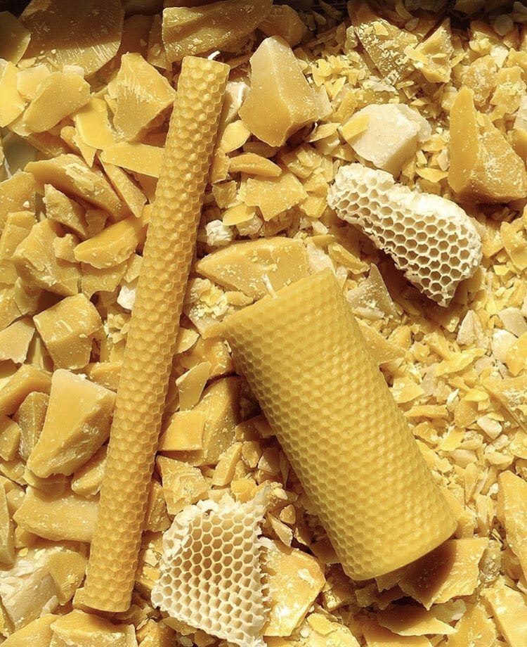 شمع با موم طبیعی زنبور عسل