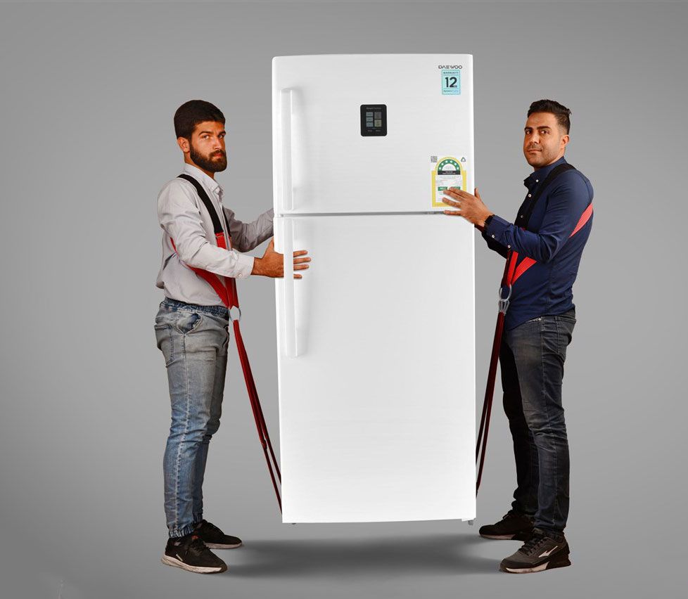 حمل یخچال با تسمه مخصوص