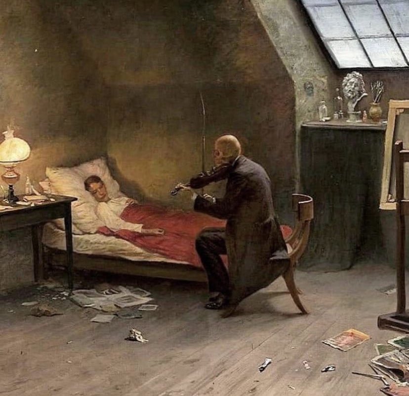 Zygmunt Andrychiewicz : The Dying Artist