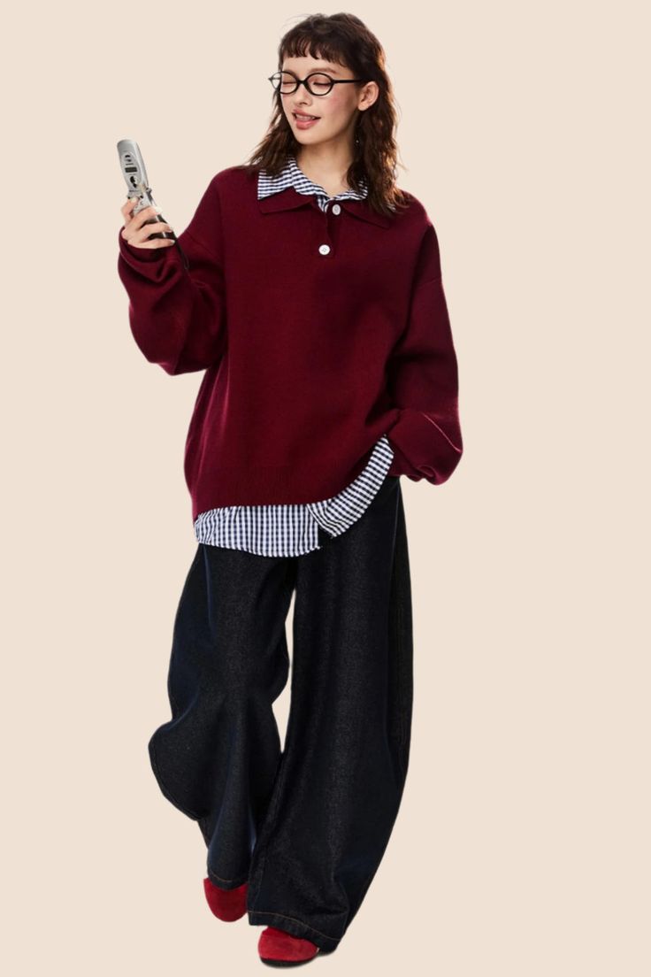 ست کردن رنگ ها با شلوار جین شافل مشکی