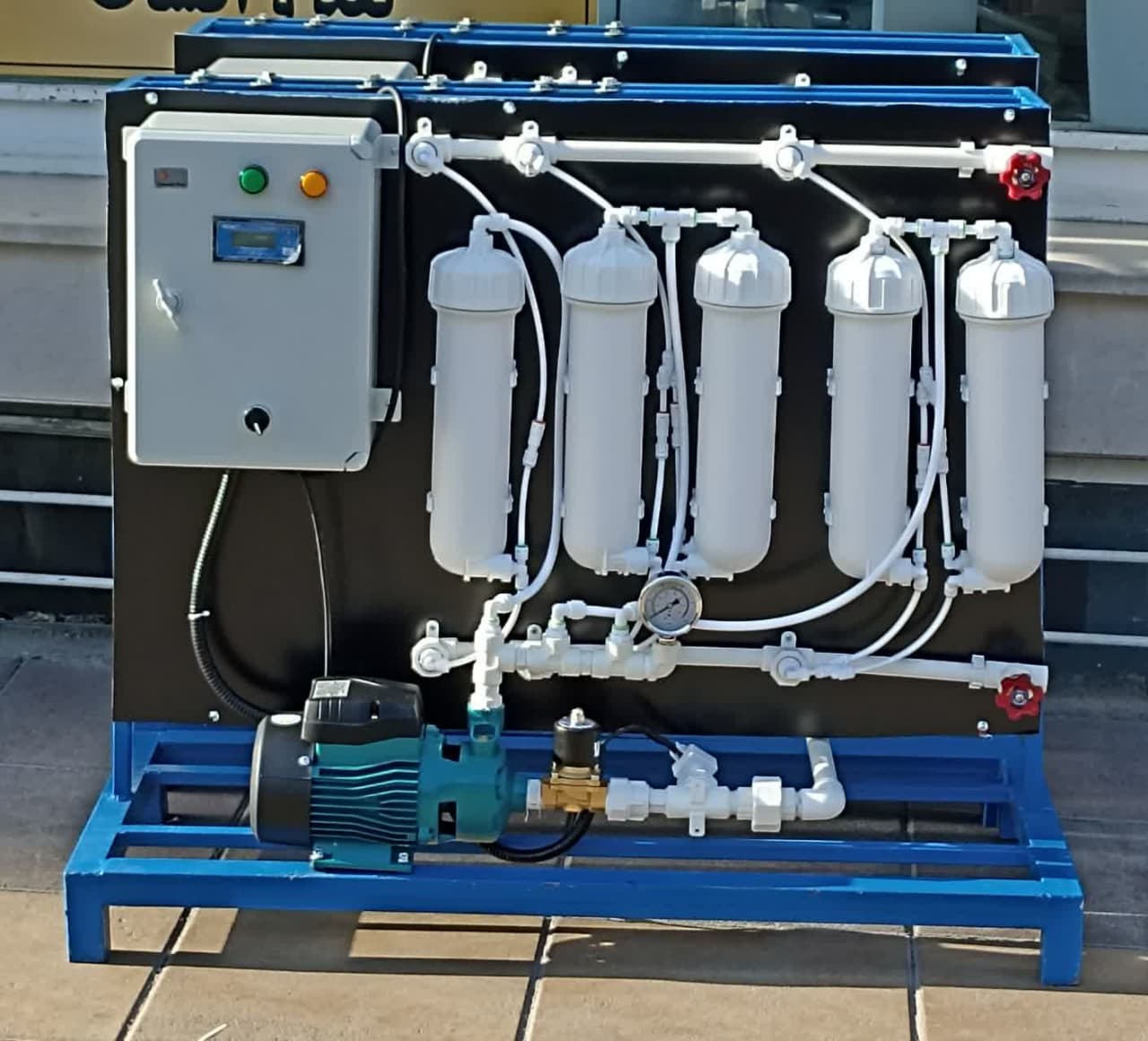 7500 لیتر در روز آب تصفیه شده تولید میکنه