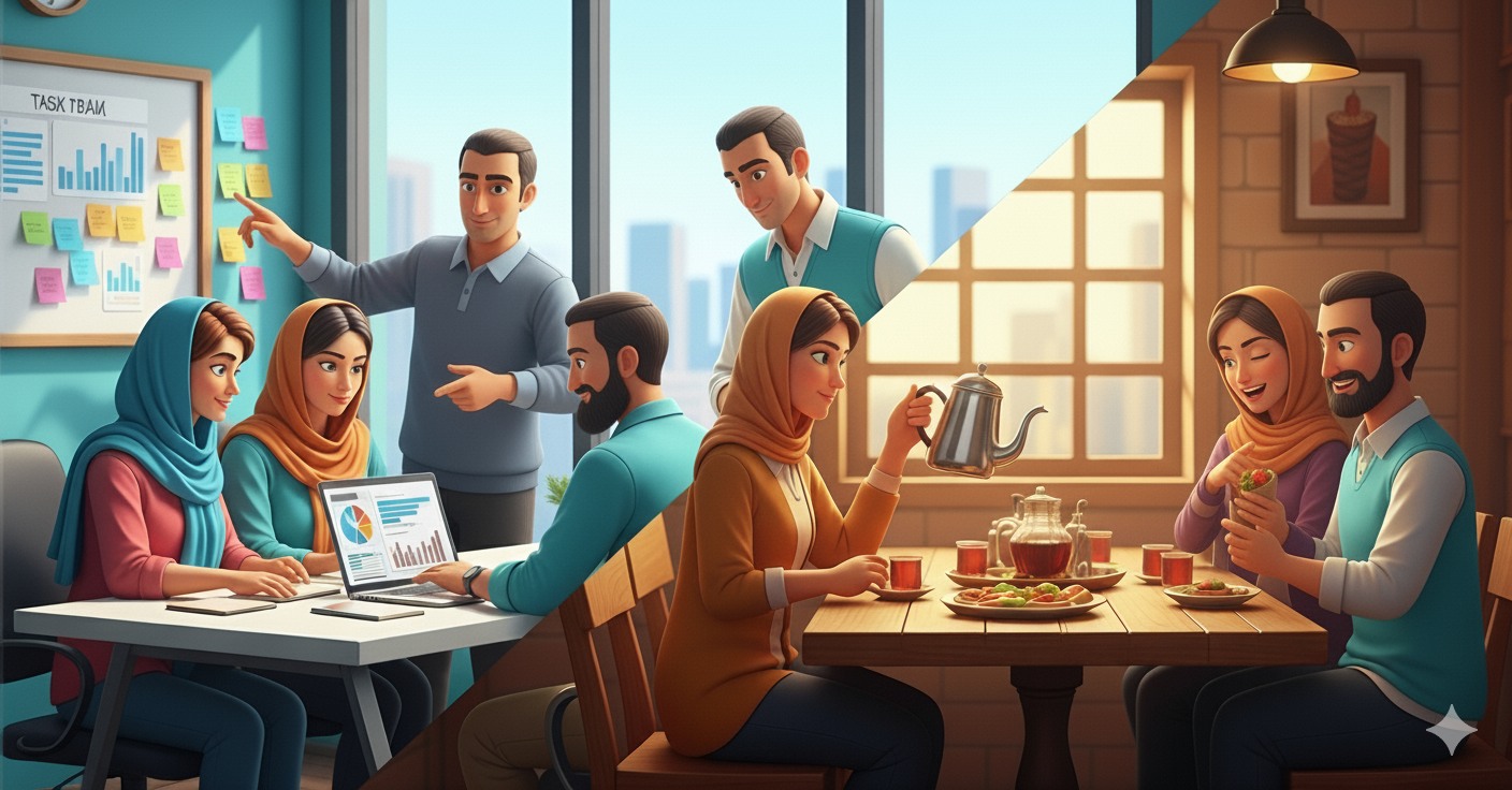 آیا باید با همکاران و اعضای تیم روابط خارج از کار داشته باشیم؟