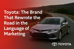 تویوتا؛ برندی که جاده را به زبان بازاریابی بازنویسی کرد