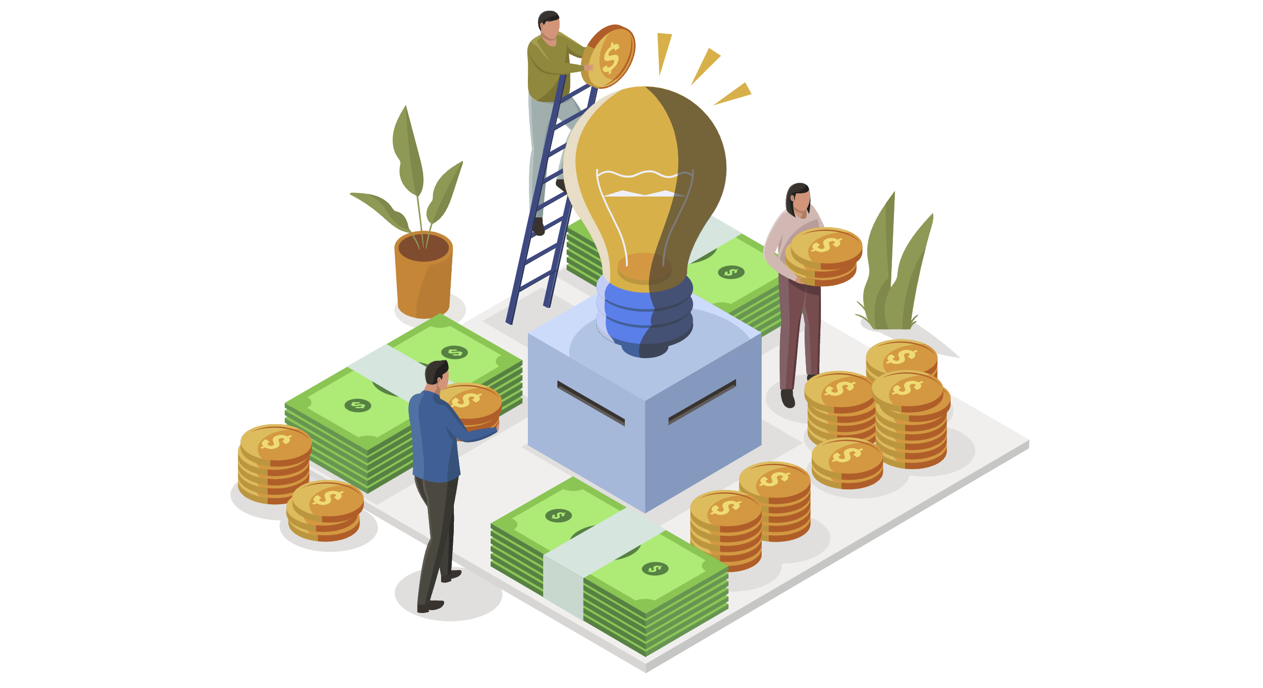 مقایسه سرمایه گذاری در بانک، بورس و کرادفاندینگ