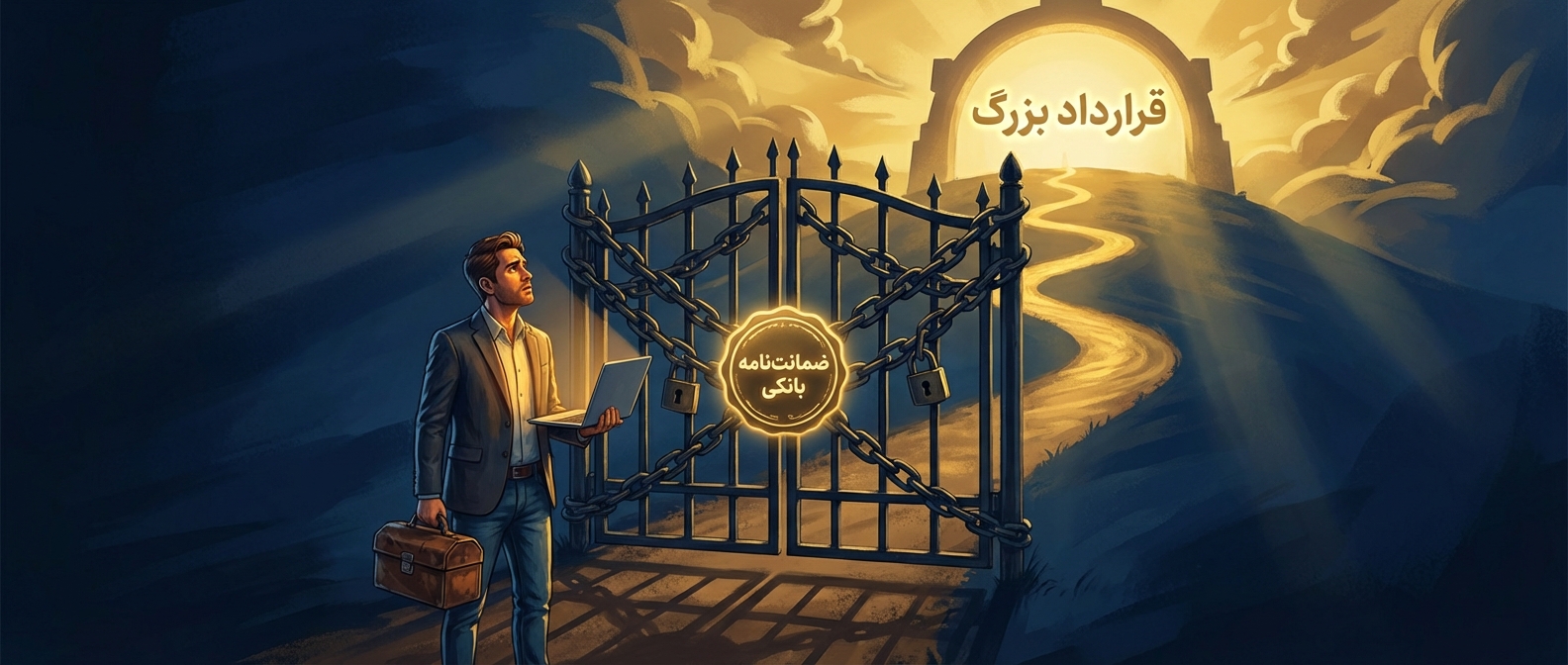 دریافت ضمانت نامه بانکی برای انجام قرارداد