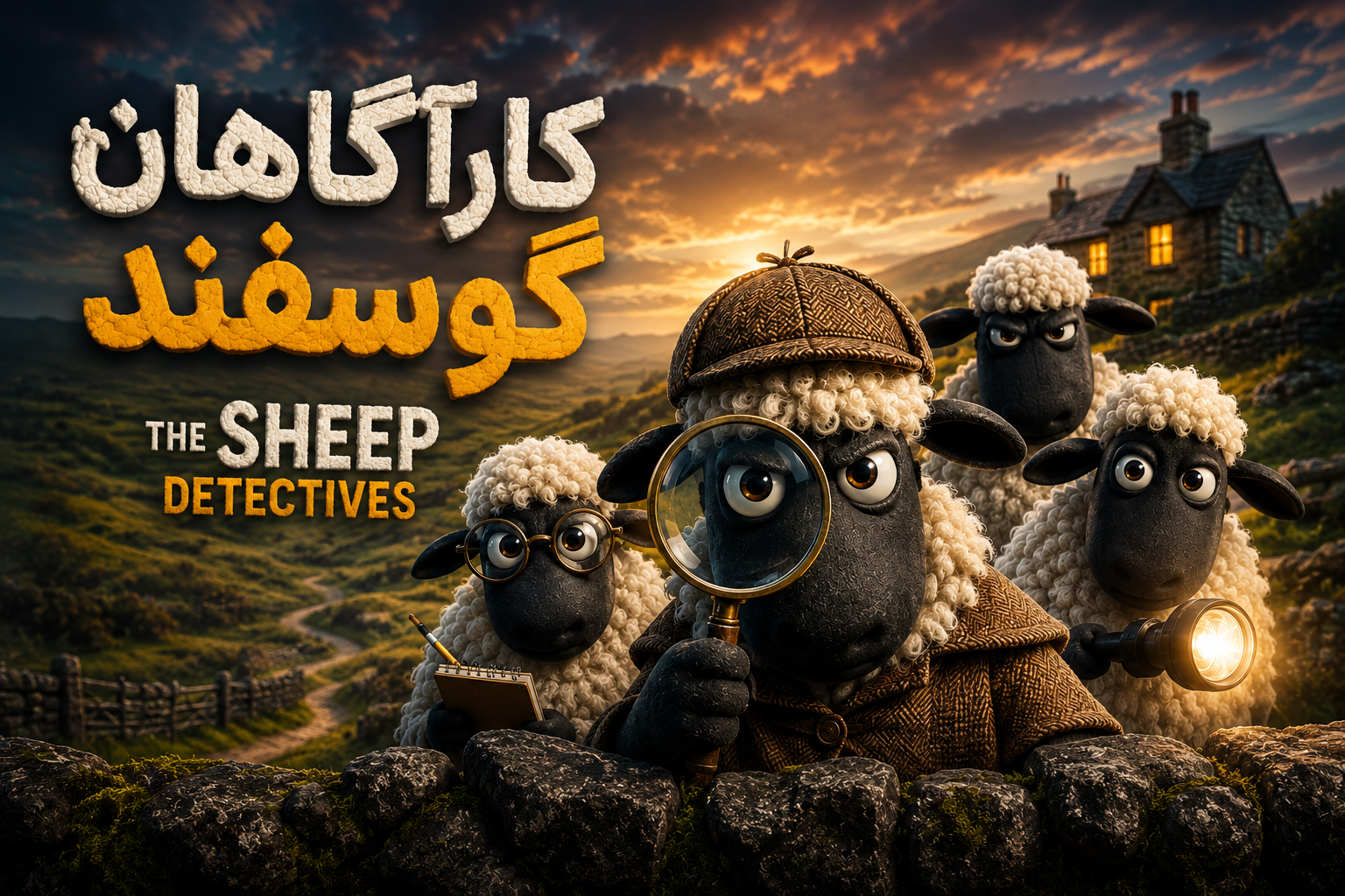 The Sheep Detectives(سه کیسه پر: یک فیلم کارآگاه گوسفندی)
