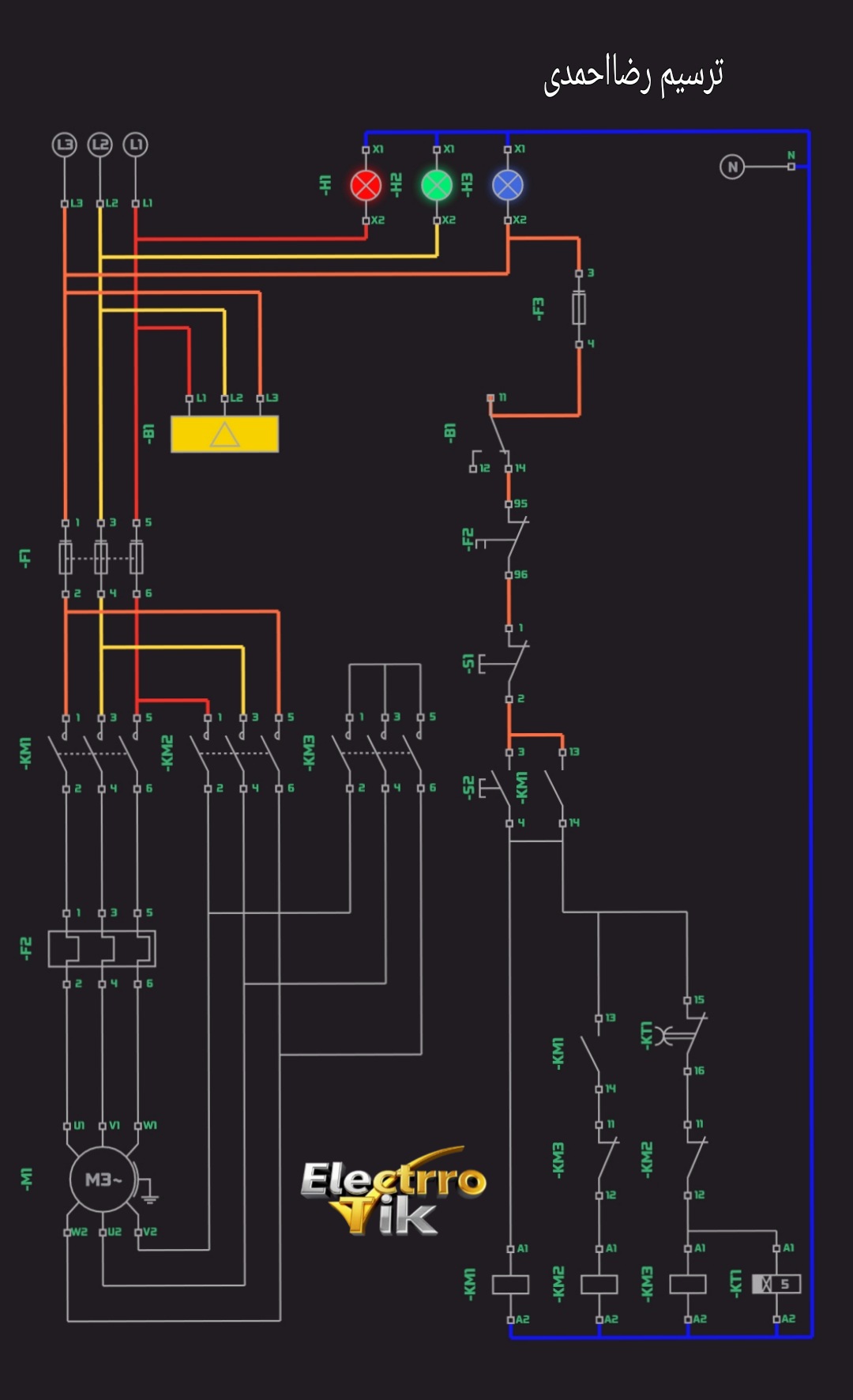 اموزش نقشه خوانی برق صنعتی جلسه ششم
