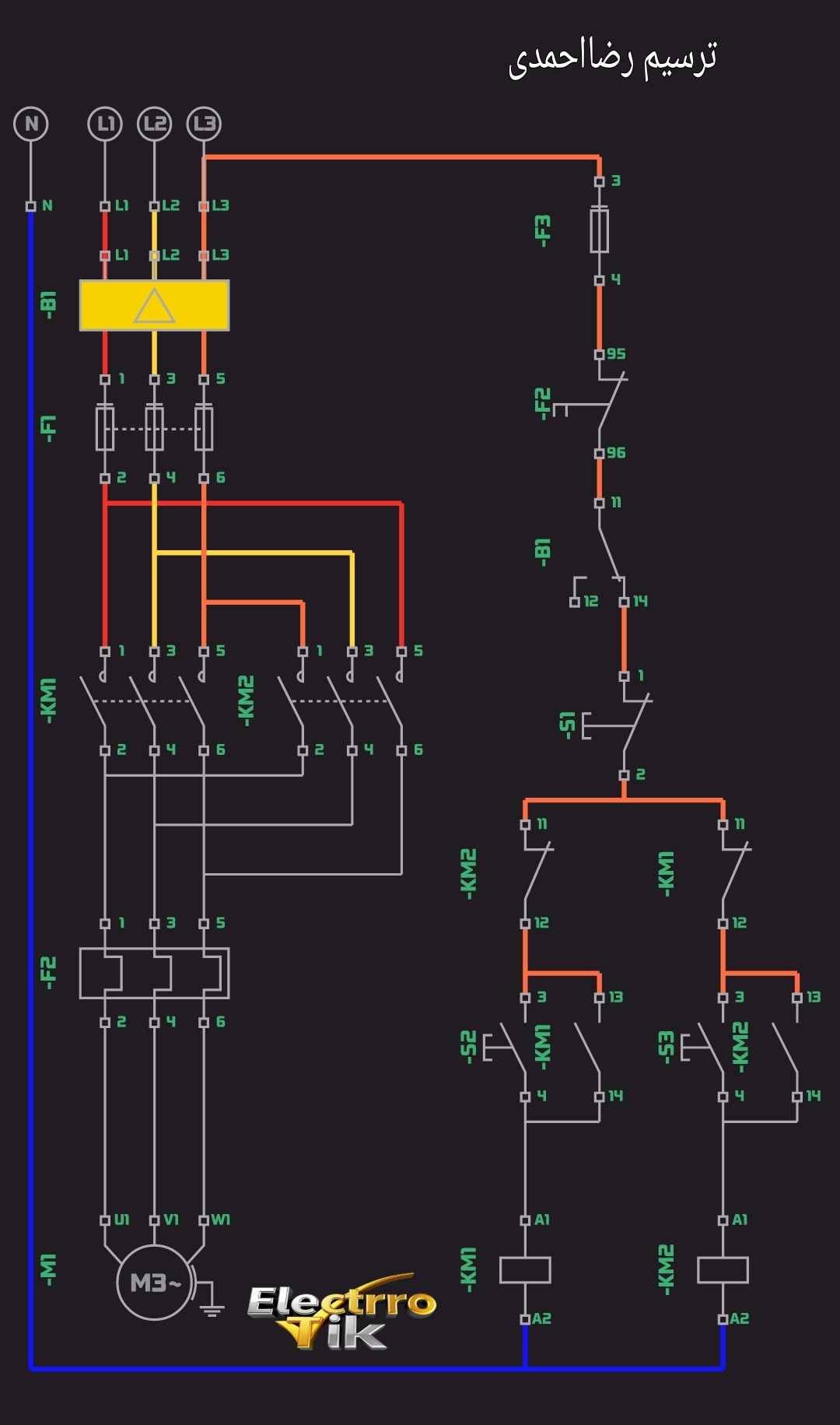 اموزش نقشه خوانی برق صنعتی جلسه چهارم