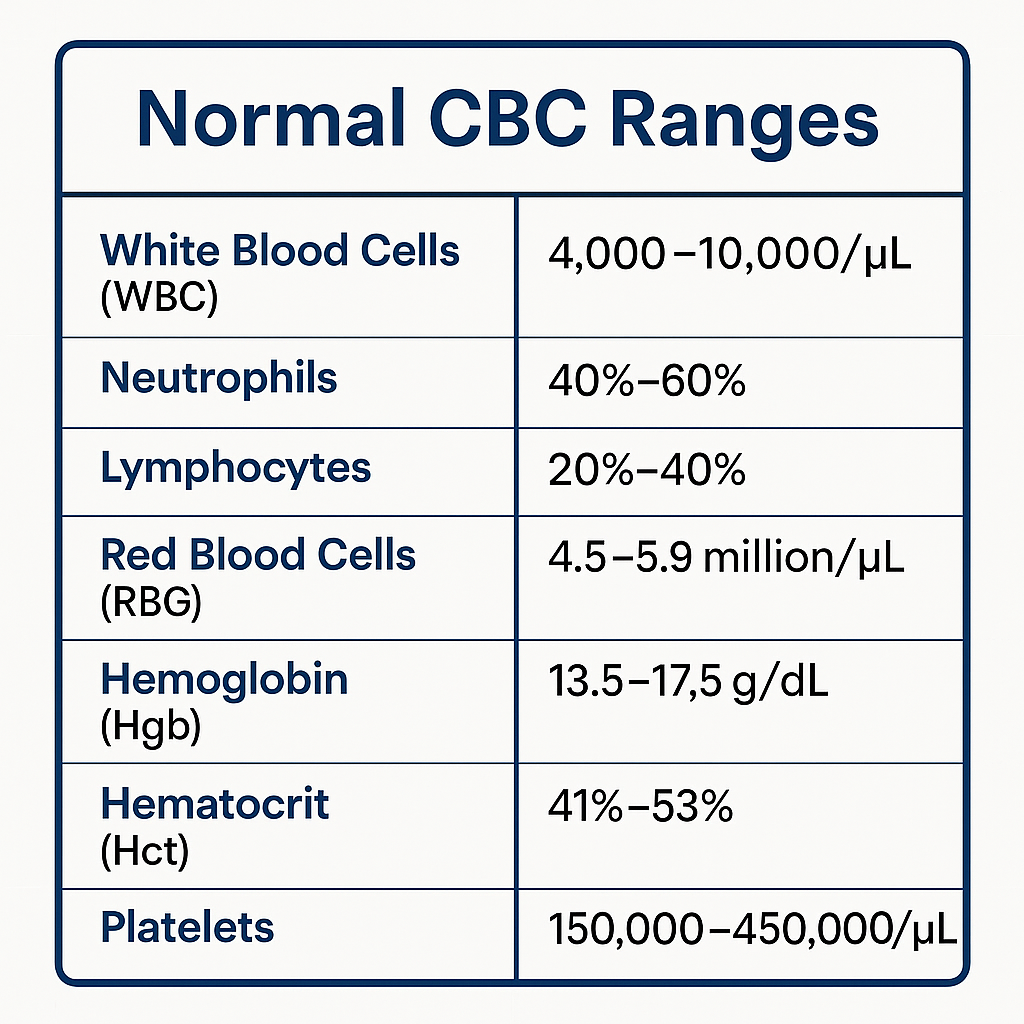 تفسیر آزمایش خون