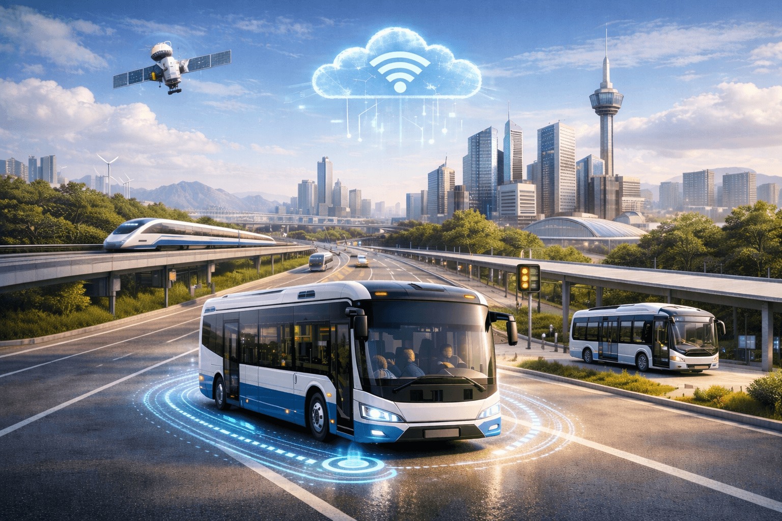 تاثیر اتوبوس های هوشمند بر سیستم حمل نقل بین شهری