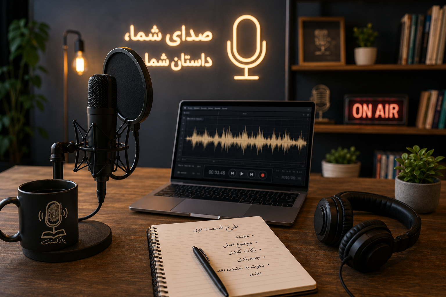 گام سوم: نوشتن طرح اولین اپیزود پادکستت