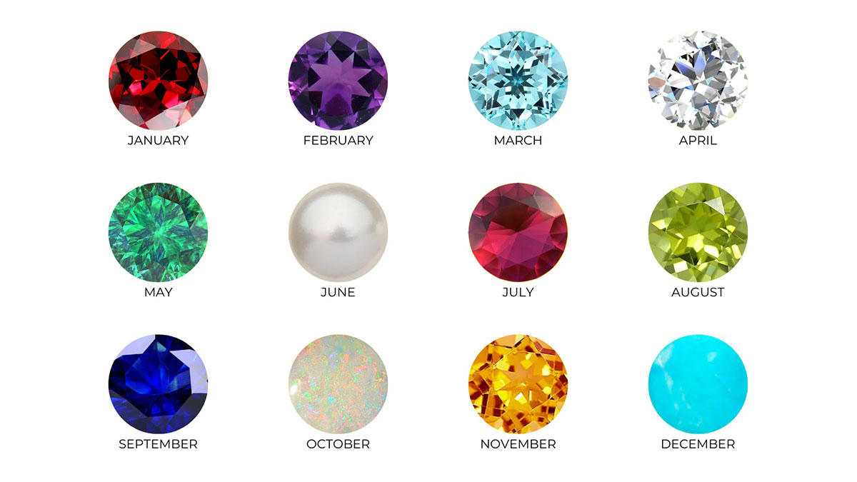 سنگ تولد هر ماه