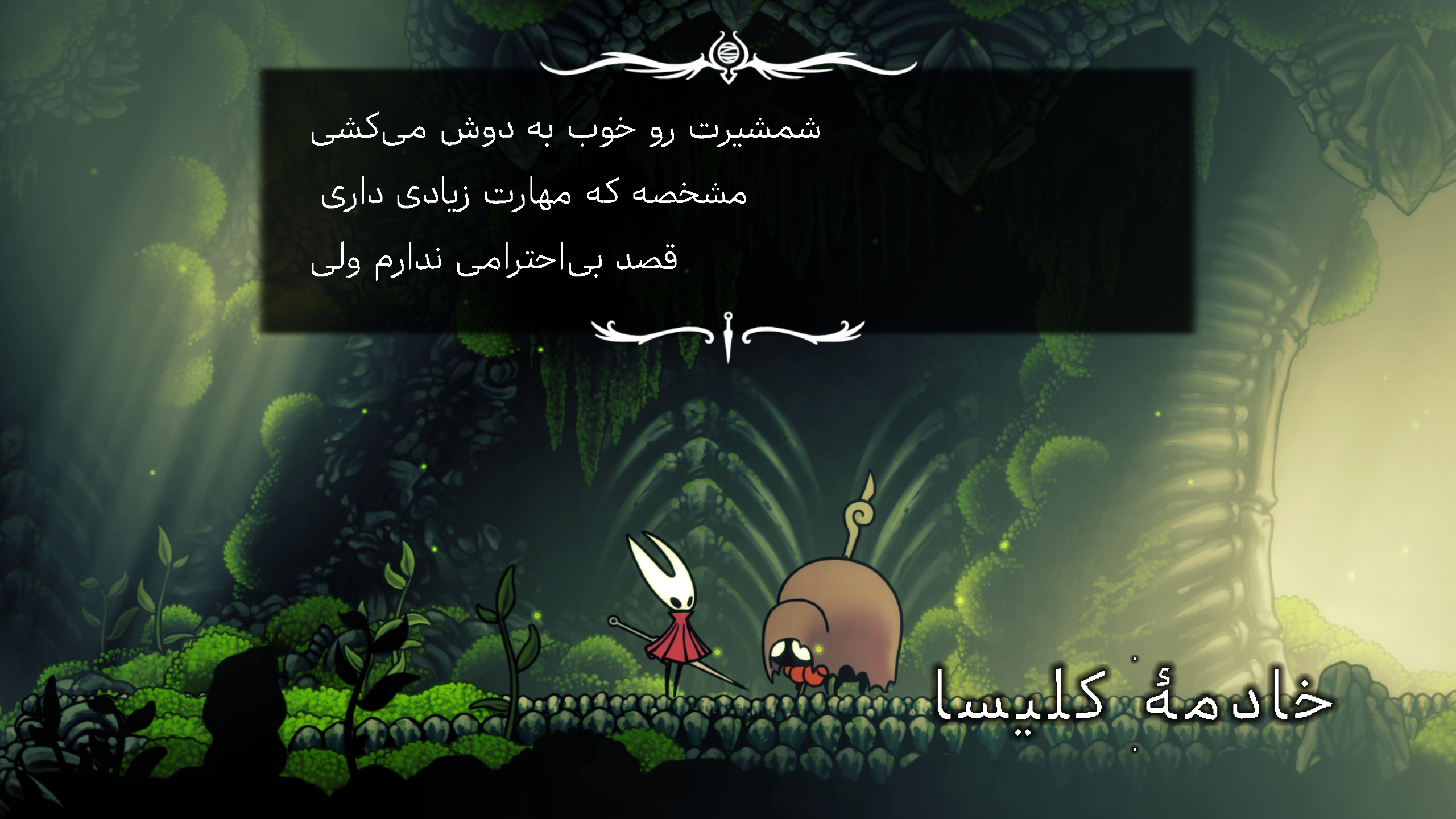 زیرنویس فارسی بازی Hollow Knight Silksong