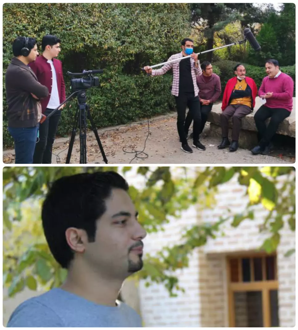 پشت صحنه برنامه سلام اردبیل _ تهیه کننده :هادی یوسفی _ کارگردان : ابراهیم نیرومند