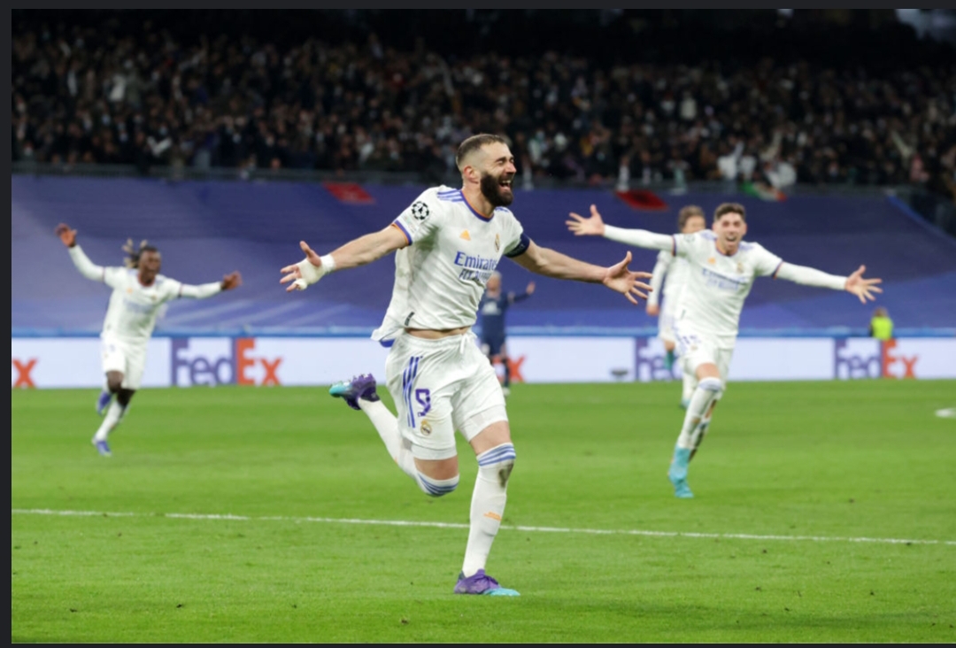 بازگشت شکوهمندانه ی مادرید همراه با شاهکار کریم بنزما مقابل پاریس سن ژرمن در لیگ قهرمانان