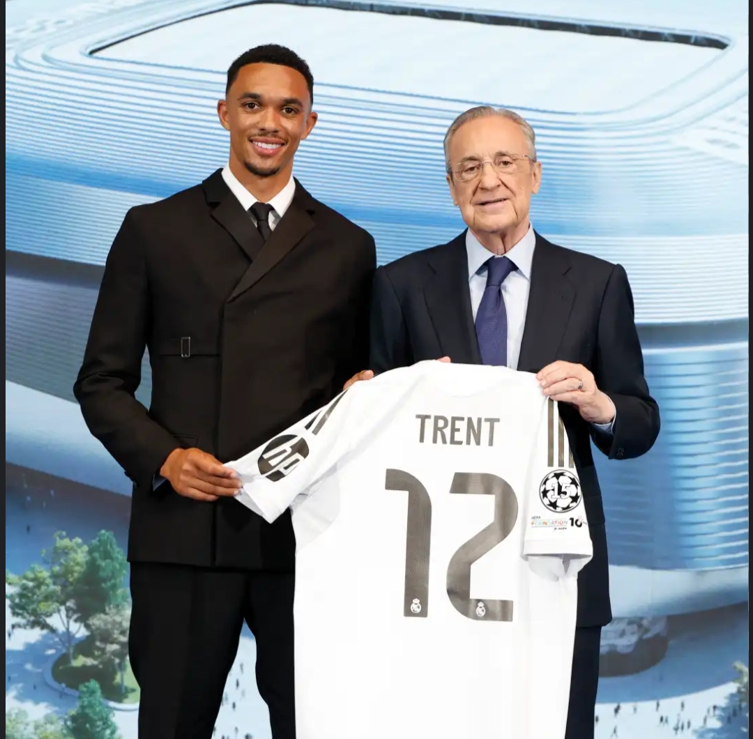 ترنت الکساندر آرنولد مدافع راست برجسته ی لیورپول که در فصل جاری نقل و انتقالات و با قراردادی آزاد در سال ۲۰۲۵ به رئال مادرید پیوست