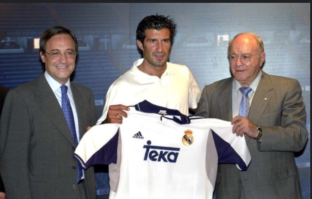 انتقال لوییس فیگو از بارسلونا به رئال مادرید با مبلغ ۶۲ میلیون یورو که رکورد گرون ترین انتقال رو در اون تاریخ شکست و موجی از حواشی رو در سطح فوتبال اسپانیا و اروپا رو به ارمغان آورد