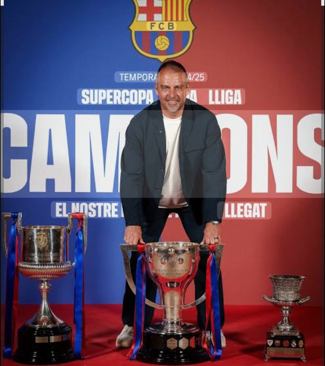 یک سه گانه ی دیگر اینبار از نوع رقابت های داخلی اسپانیا که توسط هانسی فلیک و یاران جوان وی به دست آمد