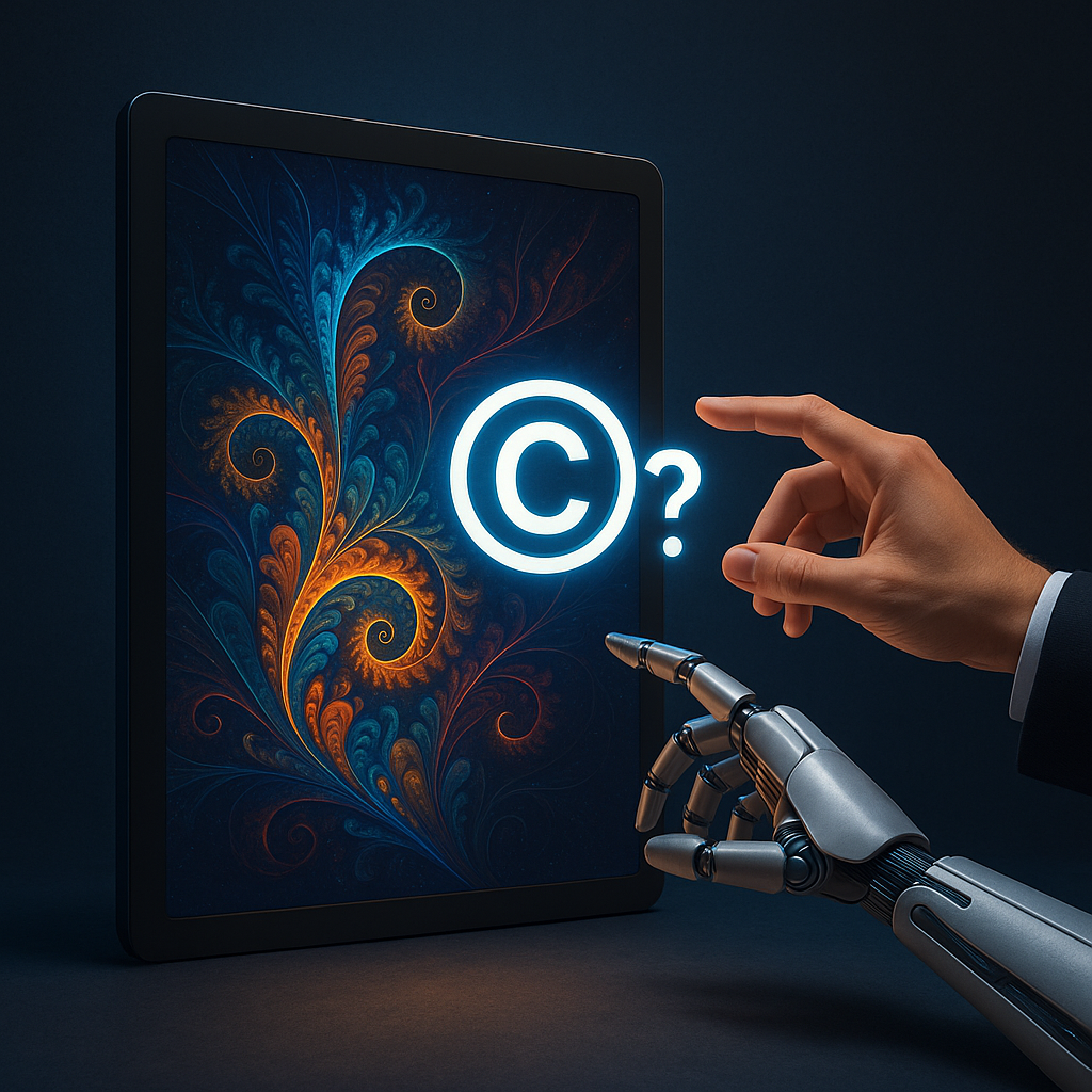 آثار خلقشده توسط هوش مصنوعی، نظام مالکیت فکری را با این چالش بنیادین مواجه کردهاند: آیا حق مالکیت متعلق به کاربر انسانی است یا توسعهدهنده ابزار؟