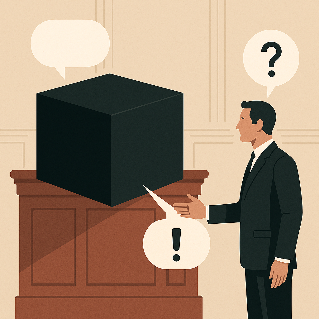 چالش «جعبه سیاه»: وقتی الگوریتم نمیتواند درباره منطق تصمیمگیری خود «شهادت» دهد، اثبات ارکان مسئولیت مدنی مانند رابطه سببیت، دشوار میشود.