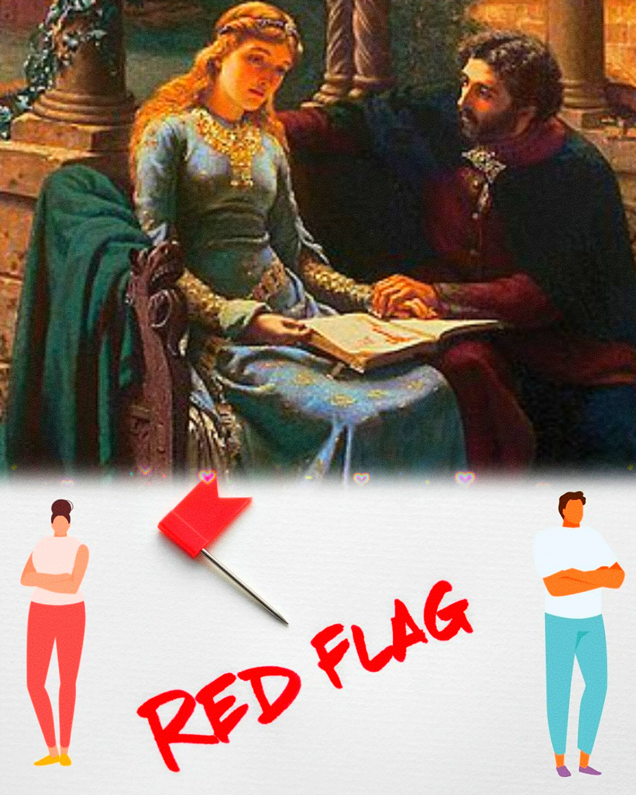 نقاشی فوق، نگاره ای است از پیر آبلار و هلوئیز؛ داستانی عاشقانه در اوج کشمکش های تاریخ فلسفه قرون وسطی