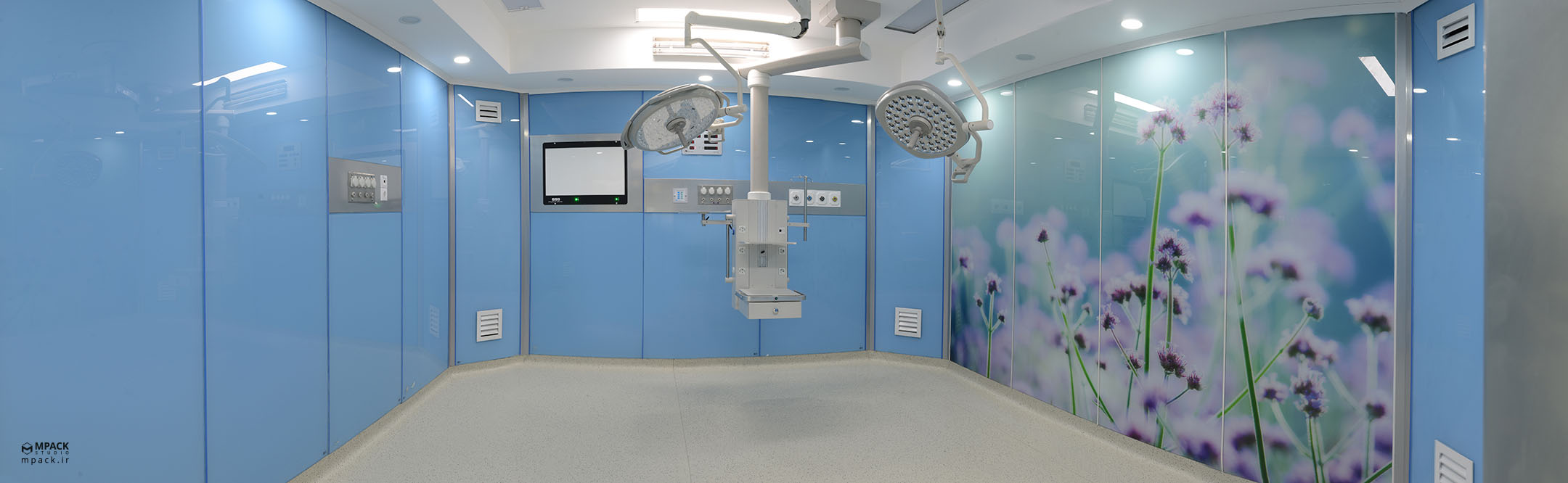 عکاسی صنعتی از تجهیزات اتاق عمل بیمارستان امید مشهد محصول شرکت صاایران توسط استودیو امپک