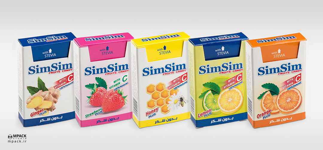عکاسی صنعتی از محصولات کم کالری شرکت سیم سیم در مشهد توسط استودیو Mpack.ir