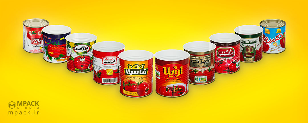 عکاسی صنعتی از ظروف فلزی محصول شرکت هامان توس مشهد توسط استودیو امپک