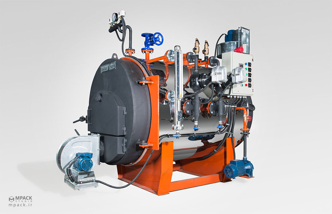 نمونه عکاسی صنعتی از دیگ بخار محصول شرکت بخار سازه عکاسی شده در استودیو عکاسی صنعتی حرفه ای امپک مشهد