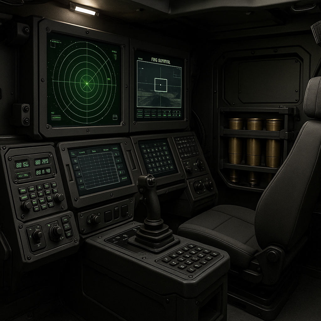 نمای داخلی رعد پدافندی