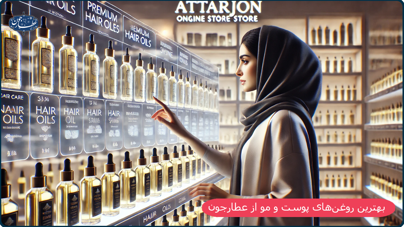 بهترین روغن‌های پوست و مو از عطارجون