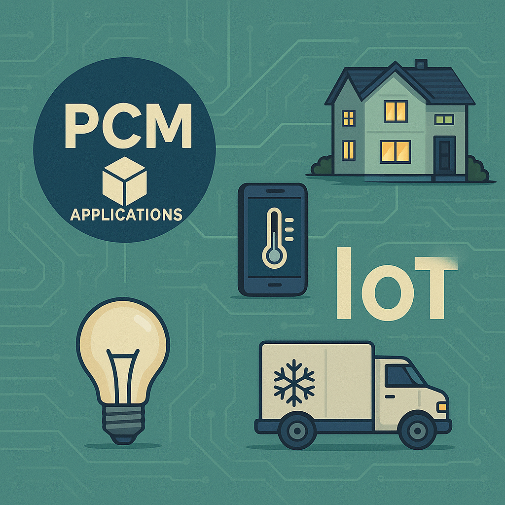 شکل2- کاربردهای (PCM) ها در اینترنت اشیا (IOT)