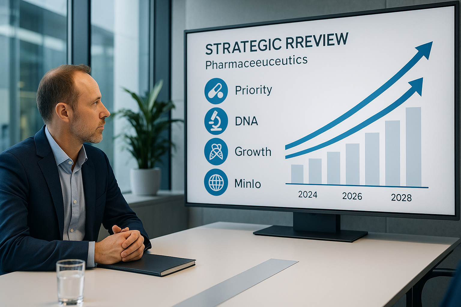 بازنگری استراتژیک شرکت دارویی: تمرکز بر پنج دارای اولویت و چشمانداز مالی قوی تا سال ۲۰۲۸
