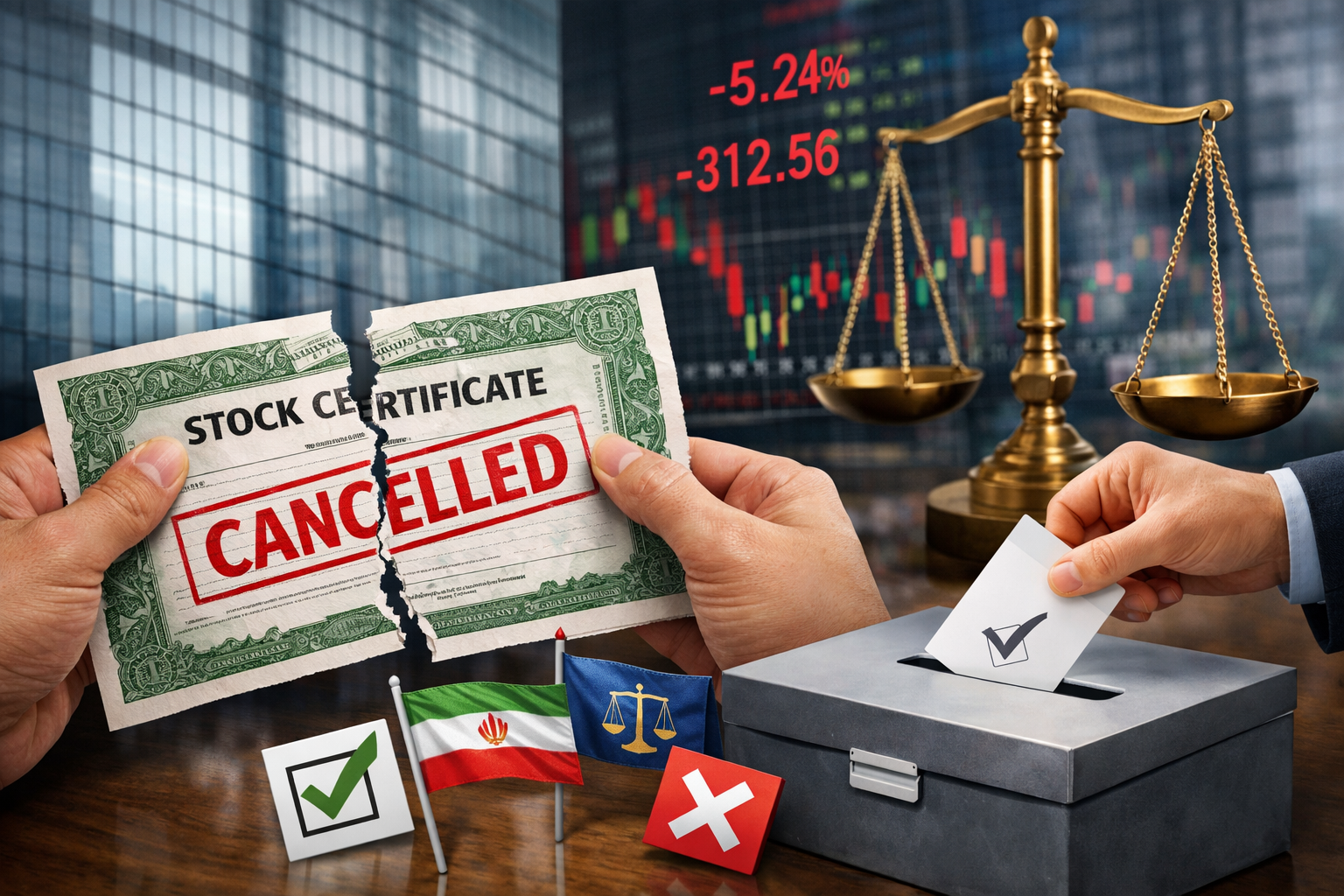 شرکت هلدینگ سیاست عمومی: ابطال سهام و اعلام حقوق رای‌دهی جدید