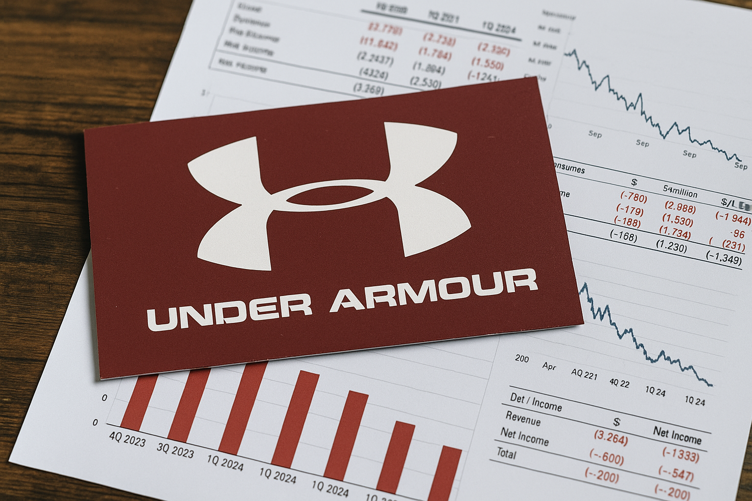 عملکرد مالی آندر آرمور: کاهش زیان و درآمد در سهماهه اول سال مالی