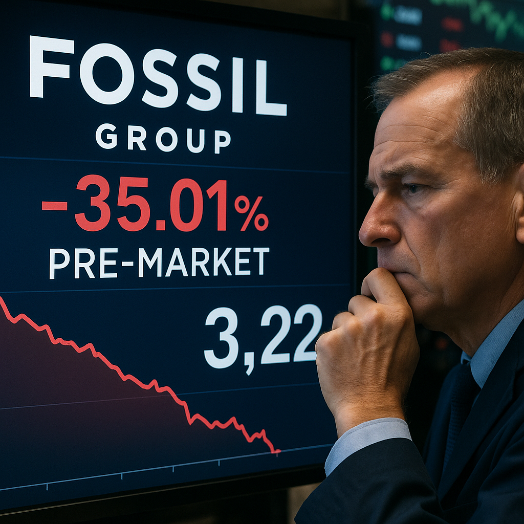 سقوط ۳۵ درصدی سهام فسیل در معاملات پیش از بازار