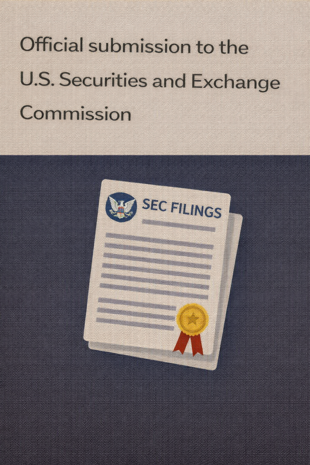 سند اصلی ارائه شده به کمیسیون بورس و اوراق بهادار آمریکا