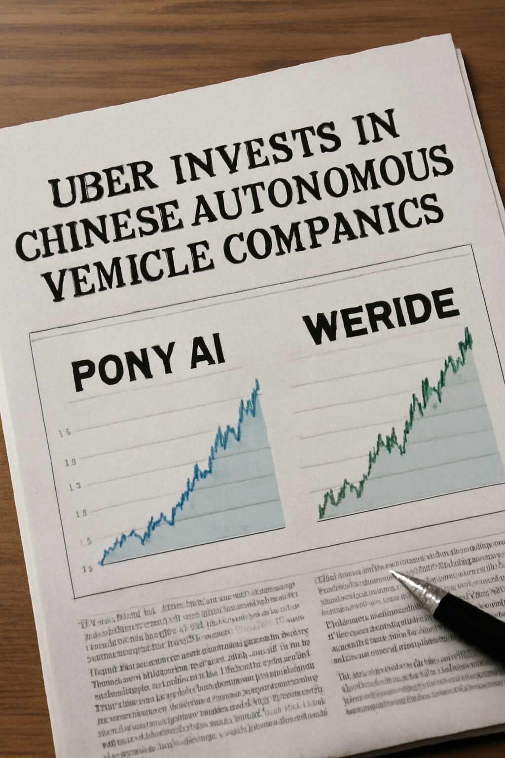 سرمایهگذاری اوبر در شرکتهای چینی خودروهای خودران: رشد سهام پونی ایآی و ویرایید