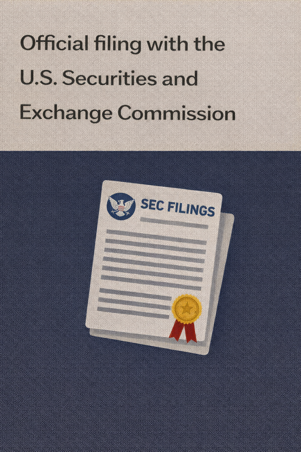 سند اصلی ثبت شده در کمیسیون بورس و اوراق بهادار آمریکا