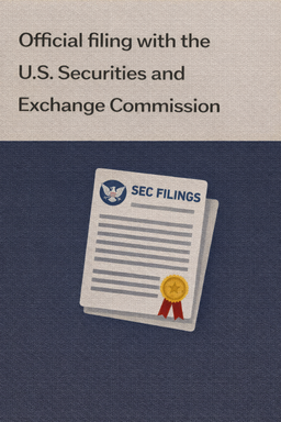 سند اصلی ثبت شده در کمیسیون بورس و اوراق بهادار آمریکا