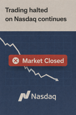 توقف معاملات در بورس نزدک همچنان ادامه دارد