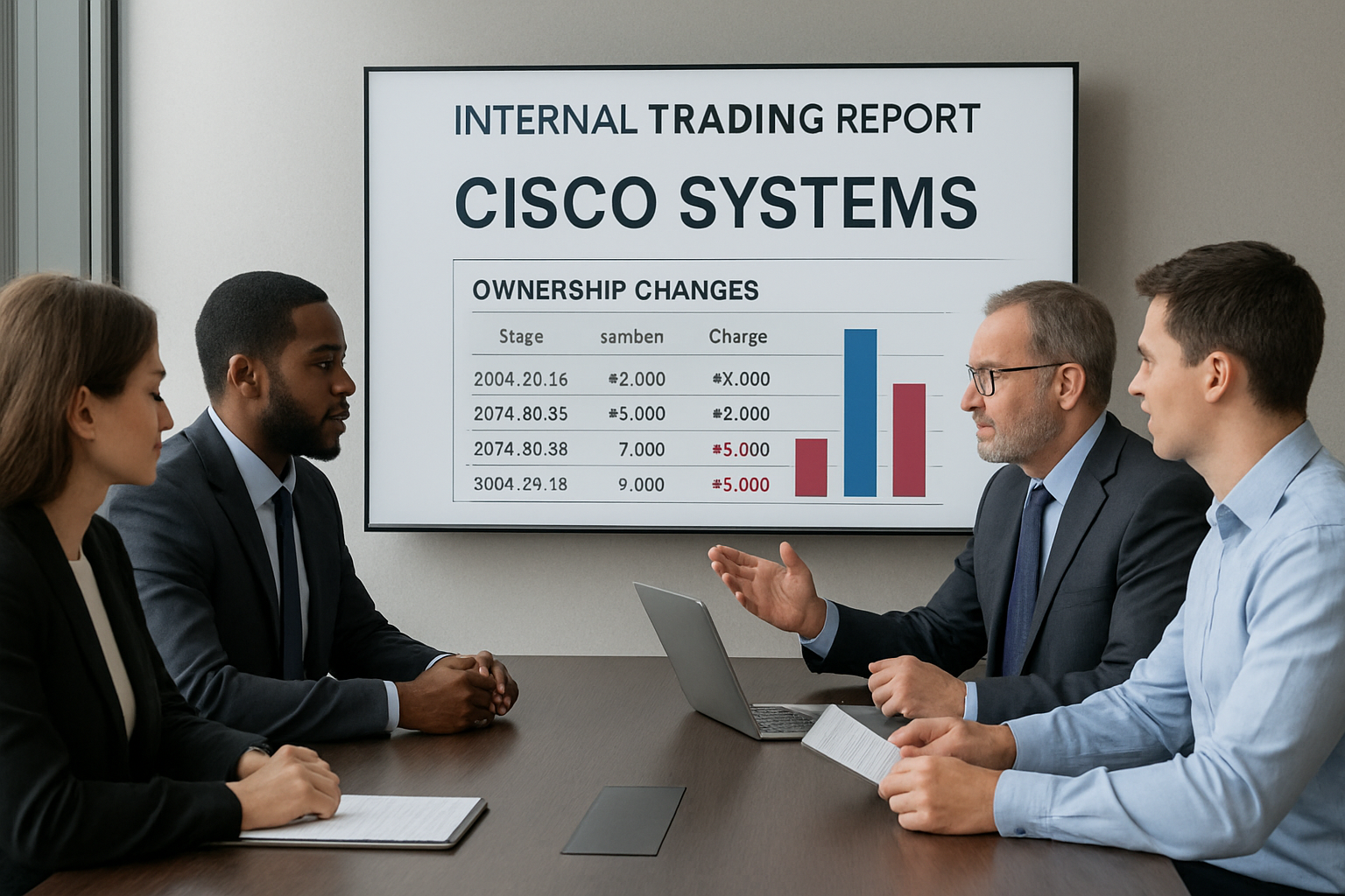 گزارش معاملات داخلی: تغییرات مالکیت در شرکت سیسکو سیستمز